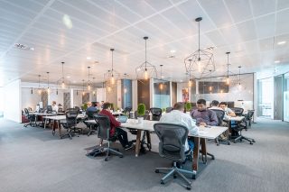 Coworking space at Sydney's Three International Tower
